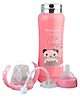 Fantasy India Stainless Steel Thermal Insulation Baby Feeding Bottle Blue - 240 ml