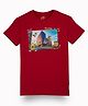 GINI & JONY Half Sleeves Digital Printed Tee - Red