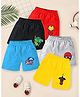 KUCHIPOO Pack Of 5 Marvels Featuring Avengers Printed Shorts - Multi Colour