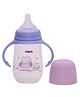 Adore Nok Nok Wide Neck Feeding Bottle With First ever Dual Anti-colic System and Twin Handle- 250ml Purple Owl