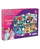 Disney Princess 4  in 1 Jigsaw Puzzles  (63 Pieces) for kids above 6+ Years - 12910