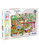 Disney Classics 4  in 1 Jigsaw Puzzles (63 Pieces) for kids above 6+ Years - 12911