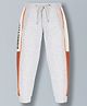 Plum Tree 100% Cotton Winners Text Printed Joggers - Grey Melange