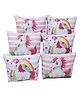 Parteet Premium Quality Unicorn Mini Pouch with Zipper Lock and Birthday Party Return Gifts For Kids 6Pcs