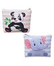 Parteet Premium Quality Animal Mini Pouch with Zipper Lock and Birthday Party Return Gifts For Kids 2Pcs