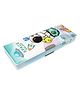 Parteet Premium Quality Pencil Box with Dual Side Compartment & 1 Small Compartment, Dual Sharpener and Pencil Holder for Kids (Lightblue)