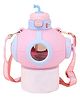 Parteet Premium Quality Submarine Shaped Water Bottle & Sipper For Kids 1000 ML (Pink)