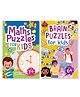 Activity Books for Kids Maths and Brain Puzzles Set of 2 Books - English
