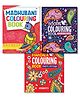 Colouring Books Set of 3 Books - English