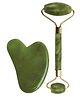 Saturn by GHC Jade Roller & Gua Sha Massage Kit 2 pcs - Dark Green