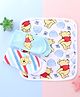 Babyhug Disney Interlock Knit  Wash Cloth with Winnie The Pooh Graphic Design Pack of 3 L 25 x B 25 cm -Multicolor