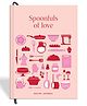 7mm Recipe Journal,  14.8 X 21 cms - Spoonfuls Of Love Pink