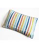 Silverlinen Single Pillow Cover Stripes Print - Multi Color