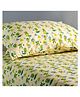 Gudgoodie 100% Cotton Percale Flat Kids Bedsheet with Pillow Cover for Single Bed Mischievous Monsters Theme - Green Yellow