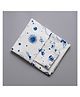 Gudgoodie 100% Cotton Percale Flat Cot Bedsheet with Pillow Cover Galactic Adventure Theme - Blue