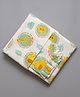 Gudgoodie 100% Cotton Percale Flat Cot Bedsheet with Pillow Cover Jungle Safari Theme - Multicolor