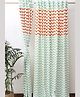 Gudgoodie 100% Cotton Canvas Window/Door Curtains - Scallop Print