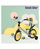 Dash Star Duke Tricycle for Kids with Pillion Wheels, Smart Plug & Play with Cushion Seat Kids Tricycle (Yellow))