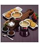 HAZEL Stainless Steel Tea Glasses Mini Traditional Design Coffee Milk Serving Glass Patra Pela Set of 2, 9 cm, 100 ml, Silver