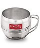HAZEL Stainless Steel Tea Cup | Steel Unbreakable Chai Tea Coffee Cup Mug Latest Design Capacity 170ml Each, Silver