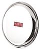 HAZEL Steel Plates For Lunch |Plates Set Steel For Dinner | Steel Dinner Plates Set, 23 cm