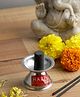 HAZEL Fulwati Diya for Puja | Stainless Steel Fulvat Table Diva Deepak For Pooja | Oil Lamp Deep For Home Mandir Office Temple Pandol Pujan (5 x 3.8 cm)
