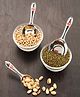HAZEL Stainless Steel Scoop Spoon | Grocery Flour Grain Dry Foods Candy Spice Scoop | Steel Scoops For Grocery Shop Store | Grocery Shop Accessories Equipment, Set of 3, Silver