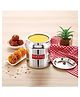 HAZEL Stainless Steel Oil / Ghee Storage Container, 400 ml, Silver