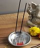 HAZEL Agarbatti Stand for Pooja | Incense Stick Holder | Agarbatti Stand with Ash Catcher With 5 Holes | Stainless Steel Udbatti Ghar Agardan for Puja