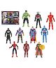 Toysire Superhero Action Figures for Kids and Babies, Multicolor Play Set (Set of 10) - Toys for Boys and Girls