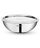 Bergner Tripro Triply Stainless Steel Cook & Serve Tasra with Lid, 22 cm, 2.5 L