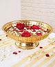 Behoma  Aluminium Lotus Design Urli Bowl for Home Decor, Flower Urli, Gold, Large 1 PC