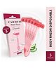 Carmesi Disposable Body Razors for Women, Pack of 5