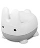 HAPPY BEAR Bunny Potty Training Seat with Detachable Potty Bowl (White - Grey)