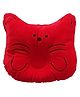 DOMENICO Baby Soft Neck Support Pillow for Head Shaping Shape Supporter Cat Face Pillow - Red