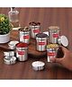 HAZEL Stainless Steel Container | Kitchen Air Tight Storage Dabba Containers Set of 6, 150 ml