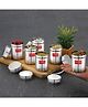 HAZEL Stainless Steel Container | Kitchen Air Tight Storage Dabba Containers Set of 6, 200 ml