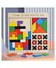 Kids Wooden Children'S Educational Colorful Square Tangram Game Chess Xo Tic-Tac-Toe Nine-Square Three-In-One Puzzle Building Blocks Early Education Toy