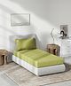 DDecor Green 180 TC Single Bedsheet with 1 Pillow Covers