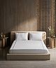 DDecor Grey Cotton 180 TC King Bedsheet With 2 Pillow Covers