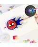Little Tresses Kids Light Spiderman Rakhi with Roli, Chaawal, Card in a Box - Red, Blue