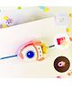 Little Tresses Kids Light Rocket Rakhi with Roli, Chaawal, Card in a Box - White,Yellow