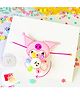 Little Tresses Kids Spinner Fighter Girl Rakhi with Roli, Chaawal, Card in a Box - Pink