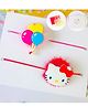 Little Tresses Combo of  Hello Kitty and Balloon Rakhi with Roli, Chaawal, Card in a Box  - Red,Pink