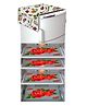 Dakshya Industries Fridge Top Cover and Fridge Mat Combo Set of 5