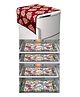 Dakshya Industries Fridge Top Cover and Fridge Mat Combo Set of 5