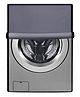 Dakshya Industries Ocean Front Load Fully Automatic Washing Machine Cover Water Resistant, Dust Resistant With Zip Enclosure Suitable For 6kg, 6.5kg, 7kg - Grey