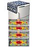 Dakshya Industries Fridge Top Cover and Fridge Mat Combo Set of 5