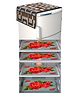 Dakshya Industries Fridge Top Cover and Fridge Mat Combo Set of 5