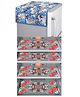 Dakshya Industries Fridge Top Cover and Fridge Mat Combo Set of 5